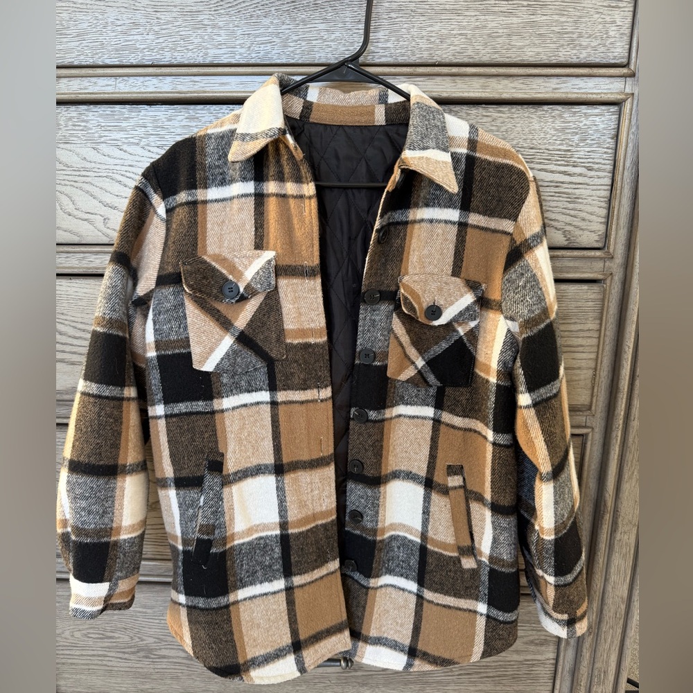 Quilted shacket